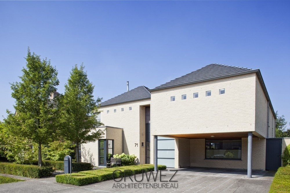 Moderne woning laten bouwen Architectenbureau Frank Gruwez bvba