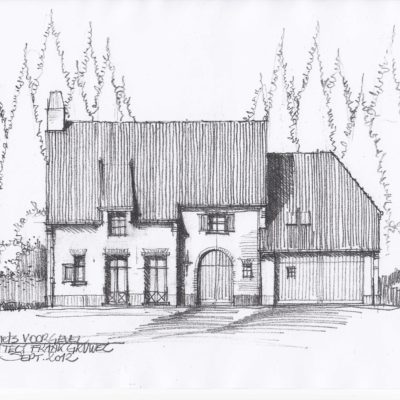 De Blieck Schets Voorgevel