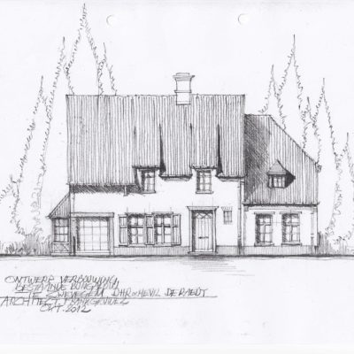 Deraedt Schets Voorgevel